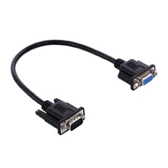 VGA Cable HD 3+6 Pure Copper VGA Male to Female Cable for Desktop/Laptop/Projector 30cm/11.81in (Typ