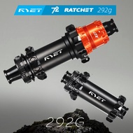 Ready Stock! RYET MTB Racing Hub 72T Quick Engagement Superlight 292g, Centerlock & 6-Bolt Disc Brak