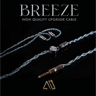 Alpha Omega CIEM Cable - Breeze IEM Uprgade Cable 6N OCC Litz SPC Earphone Headphone replacement cab
