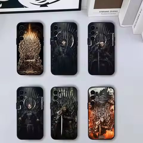 Game of T-Thrones The I-Iron T-Throne Phone Case For Samsung S25,S24,S21,S22,S23,S30,Ultra,S20,Plus,