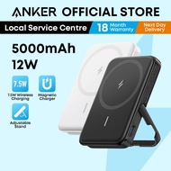 Anker 322 MagGo Power Bank 5000mAh Magnetic Power Bank Wireless Portable Charger with Stand A1618