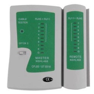 iGo RJ45 RJ11 RJ12 CAT5 UTP Network LAN USB Cable Tester Remote Test Tools (White/Green)