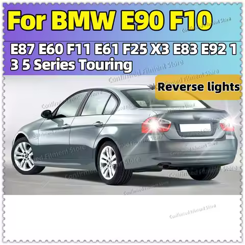 LED Backup Reverse Back Up Light Bulb Canbus No Error For BMW E90 F10 E87 E60 F11 E61 F25 X3 E83 E92