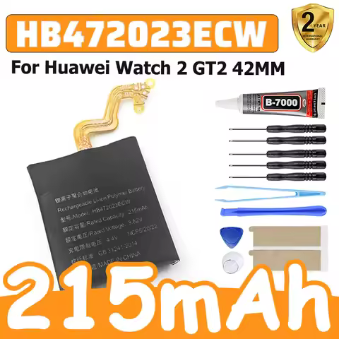 HB472023ECW 215mAh Battery For Huawei Watch 2 GT2 42MM