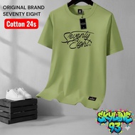 SEVENTY Original T-shirtEIGHT for Men and Women Cotton 24s Random/ 10 Seventy eight T-shirt/ 78 T-sh