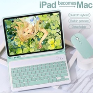 ✿Keyboard Case for iPad 9.7 10.2 5th 6th 7th 8th 9th Generation Wireless Bluetooth Keyboard Mouse Casing Cover for iPad