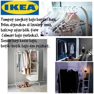 Ikea - Rak dan rail baju /Clothes rack