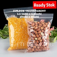 PLASTIC ZIPLOCK LUTSINAR ziplock Gula2 gula-gula candy Coklat 100PCS/500PCS