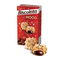 BISCOLATA MOOD , BISCUIT WITH CHOCOLATE CREAM FILLING 40G {1BOX }