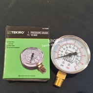 Pressure Gauge Tekiro 16 Bar Compressor Air Pressure Gauge