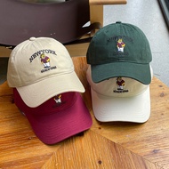 Bear Embroidered Cap Casual Workwear Baseball Cap