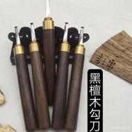 Featured Good Goods Hook Knife Ebony Agarwood Carving Utility Fragrant Farmer Fragrance CMS4