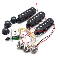 Wiring Harness Prewired 5-way Switch 2T1V SSS Pickup for ST guitar Multi-Color