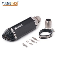 Motorcycle Exhaust Pipe Muffler Canister Pipe Tail pipe Akrapovic Muffler Pipe Universal For Yamaha 