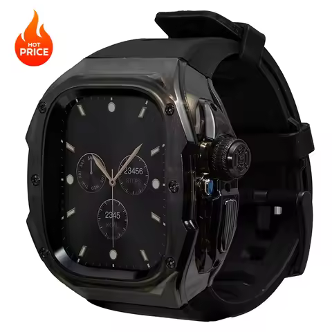 PC Protective Bumper Case Silicone Band for Apple Watch Ultra/Ultra 2/Ultra 3 49MM Case+Strap Modifi