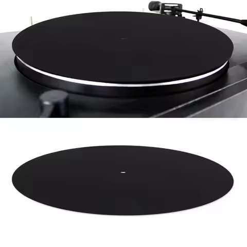 1Pcs Ultra-Thin Anti-Static Lp Vinyl Turntable Record Player Pad For Phonographs 29CM Flat Soft Mat 