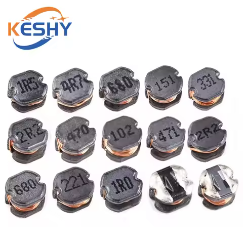 10PCS CD43 SMD Power Inductor 2.2UH 3.3UH 4.7UH 6.8UH 10UH 22UH 33UH 47UH 68UH 100UH 220UH Inductors