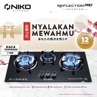 NIKO REFLECTION PRO PHANTOM KOMPOR TANAM 3 TUNGKU - WARNA HITAM