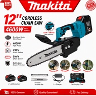 Makita cordless chainsaw 12' Electric Cordless Chainsaw Wood Cutter Gergaji Electric Saw Mesin Branc
