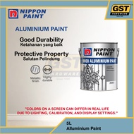 5L Nippon Paint 9000 Aluminium Paint For Metal