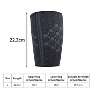 Pelindung Paha Atas Deker Support Thigh Elastis Pencegah Cedera Otot Olahraga Sepakbola Futsal