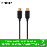 Belkin F3Y021bt2M Gold-Plated High-Speed HDMI 2 Meter Cable with Ethernet 4K Ultra HD
