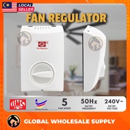UMS 29C Fan Control Regulator Switch 5 Speed For Ceiling Fan UMS Fan Regulator Fan Controller for Al