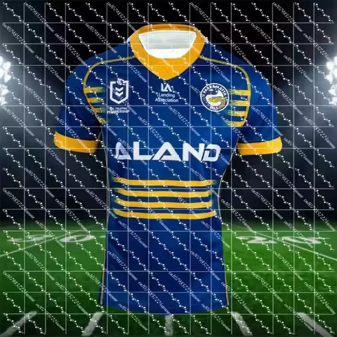2024 New Arrival Summer Australian NRL Parramatta Eels Mens Away Jersey Training Camiseta Real Madri