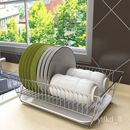 XY^304Stainless Steel Kitchen Dish Rack Draining Rack Tableware Dish Rack Dish Drainer Supplies Storage Box Storage Rack