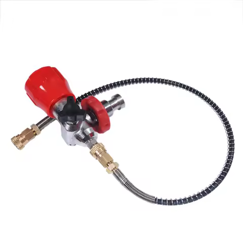 4500psi 30Mpa Filling Station for Carbon Fiber Tank Valve Connection for Transfer Gas or Refilling T