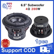 Pembesar Suara 999DIY HK 6.5 inch 4Ω 200W Subwoofer  bass speaker subwoofer 6.5 car speaker subwoofe