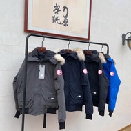 New foreign trade model Canada Goose flight jacket, winter unisex thickened warm hooded cotton coat