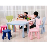 Children table kindergarten table and chairs baby study stool chairs tables set