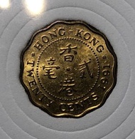 A5香港貳毫 1991年 (新淨) 英女王頭二毫 香港舊版錢幣 硬幣 $12