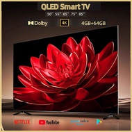 QLED 4K UHD Android TV Google TV | Wide Color Gamut | Netflix | Youtube | Google Play | 55 inch 65 inch