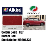 AIKKA PERODUA R67 GARNET RED * 2K CAR PAINT / CAT KERETA 2K