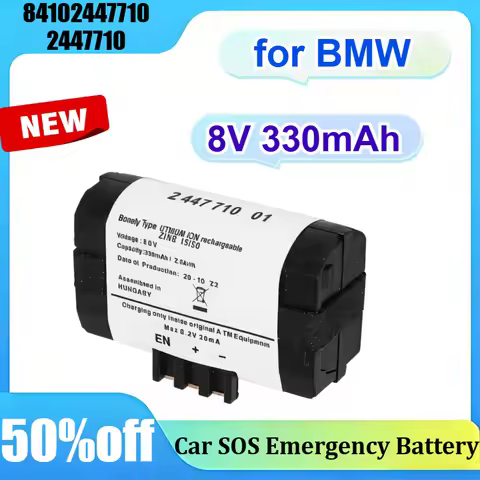 84102447710 2447710 for BMW F20 F21 F22 F40 F87 F82 F83 G30 F90 for Cullinan RR31 8V 330mAh Car SOS 