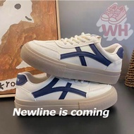 Kasut Sukan Perempuan Fashion Korean Women Shoes PU Leather 1819 Soft Sole Ladies Casual Flat Shoes