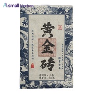 7-year-old tea Yunnan Pu'er tea raw tea brick Iceland gold brick aged old raw tea ancient tree Pu'er raw tea 400g