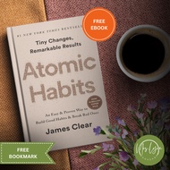 Atomic Habits Book by James Clear (paperback) w/ Free Ebook and Bookmark