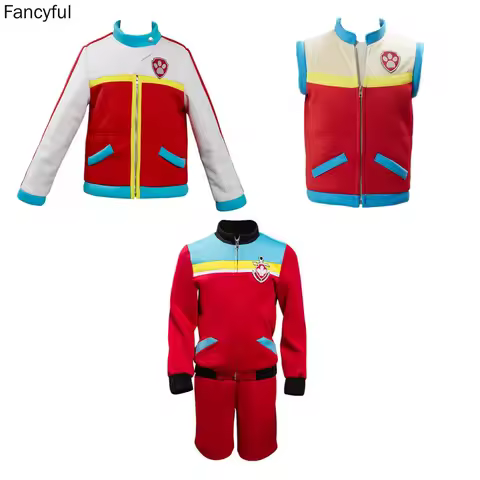 Wang Wang Li Gong Team cos Ryder Captain Cosplay Costume For Adult Children's Version Vest Clothing 