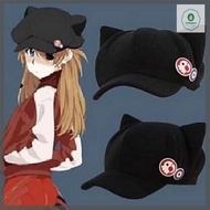 【Jettingbuy】 🔥🔥🔥 Hot Sale Mũ hóa trang lông cừu bắc cực tai mèo Anime Neon Genesis evangelion EVA As