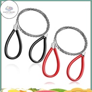 HB lenachristy 2 Pcs PVC Pipe Cable Saw Stainless Steel Wire Saw Hand Pocket String Rope Saw Emergen
