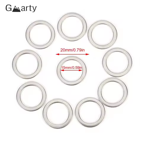 10Pcs Bicycle Pedal Spacer Crank Cycling MTB Bike Stainless Steel Ring Washers
