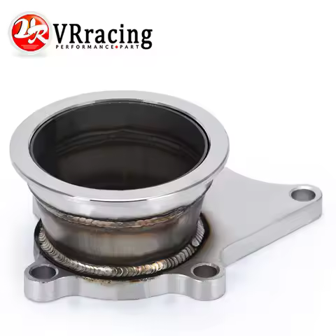 VR - Stainless Steel Adapter for T3/T4 Turbo 5 Bolt to 3" 76mm V-Band Flange Turbo Adaptor Flange VR