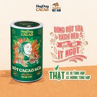 Bột cacao sữa Bold - Đắng đậm Ít ngọt - Lon 350g - Heyday Cacao