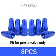 4/8pcs Aluminum Alloy Bicycle Tire FV Valve Cap MTB Road Bike Covered Protector Road MTB Tyre Dustpr