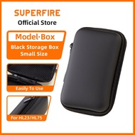 SUPERFIRE Black Storage Box Suitable for Headlamp HL23 HL05 HL05-S HL16 HL07 HL06 HL63 HL75