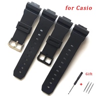 Tali Silikon 16mm untuk Casio DW-9000/9003/9004 DW-9050/9051/9052 Gelang Getah Kalis Air Aksesori Ge