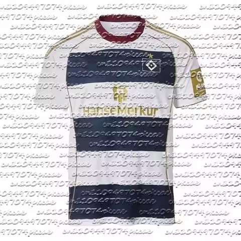 2026 Summer New Hamburger SV HSV Home Football Jersey Family Matching T-shirt Suitable for Daily and